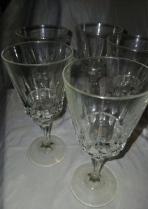 Lote de 5 copas de vasos vintage de Versalles de Cristal D'Arques-Durand - Imagen 1 de 6