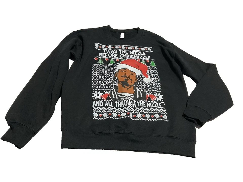 Suéter Feo Navidad Snoop Dogg Twas The Nizzle Before Chrismizzle S Hip Hop Foto 1 de 4