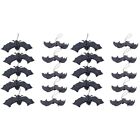 24 Pcs Halloween Supplies Hanging Bats Decor Small Animals
