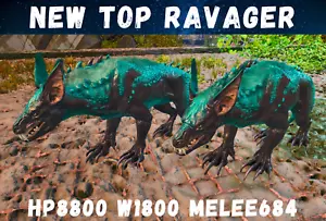 New Top Ravager Hp8800 W1800 Melee684  Ark Survival Ascended  PVE PS5/XBOX/PC - Picture 1 of 6