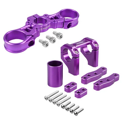 NICECNC Superior Triple Abrazadera Eslabón Superior Manillar Elevador Ajuste Surron Luz Abeja X S Foto 1 de 4