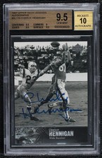 1997 Upper Deck NFL Legends Auto Charley Hennigan #AL-116 BGS 9.5 GEM MINT Auto