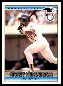 1992 Donruss Rickey Henderson D Oakland Athletics #30