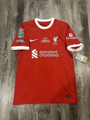 Mac Allister Liverpool Nike 23/24 Carabao Cup Final Jersey Size M DX2618-688 - Image 1 of 4