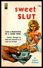 Sweet Slut Sexy Pulp Fiction Art Canvas Print Poster FRIDGE MAGNET 6x8 Large