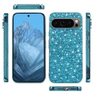 Bling Glitter Phone Case For Google Pixel 9 Pro 8 7A 6 Shockproof Hybrid Cover - Picture 1 of 18