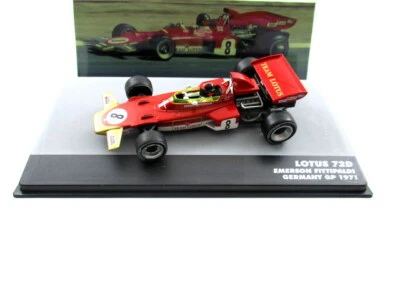 FORMULA-1 EMERSON FITTIPALDI LOTUS 72D#8 WINNER GP GERMANY 1991, ALTAYA 1:43  - Image 1 of 4