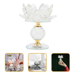 Candlestick for Lamp Holder Tall Holders Centerpieces Tables Lotus - Picture 1 of 10