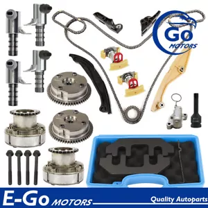Timing Chain Kit Camshaft Phaser Valve Tool For Lincoln Ford Edge Navigator 3.7L - Picture 1 of 14