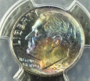 Getönt 1954 Roosevelt MS-66 PCGS - Bild 1 von 3