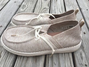 Hey Dude Wendy Halo Knit hellbraun beige Slipper Schuhe Sneaker Größe 9 Damen - Bild 1 von 9