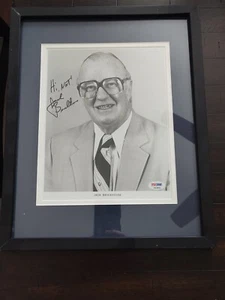 JACK BRICKHOUSE --SIGNED 8 x 10--PSA/DNA # P43840--Super Nice Framed--CUBS - Picture 1 of 5