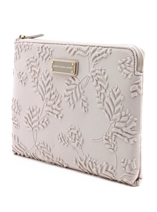 Marc By Marc Jacobs Mareika Deboss Neoprene Tablet Case Light Grey L96710 - Image 1 of 1
