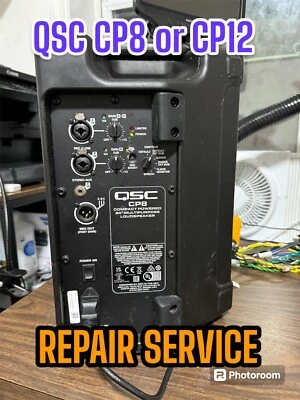 QSC CP12 / CP8 - REPAIR SERVICE (We Fix Your Non Working Amp) - Image 1 of 2