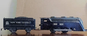 Tren Marx de preguerra Comodoro Vanderbilt ~ NY Central ~ Sin unidad eléctrica - O-27 - Imagen 1 de 13