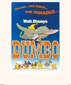 Disney Dumbo art print 30x40 cm - Photo 1/1