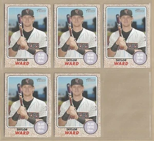 Lot of (5) 2017 Topps Heritage Minors TAYLOR WARD #101 Inland Empire 66ers - Picture 1 of 1