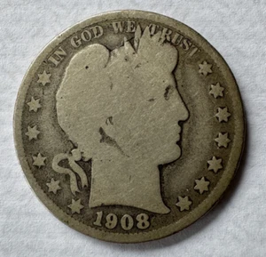 1908D Barber Half Dollar HUGE ESTATE SALE No Reserve - Picture 1 of 2