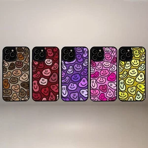 Colour Smile Case For Iphone 17 16 15 14 13 12 11 Pro Max XR X 8 Samsung S20 S25 - Picture 1 of 13
