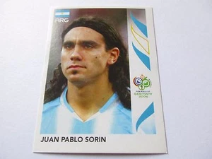 Sticker PANINI Fifa World Cup GERMANY 2006 N°182 Argentina Juan Pablo Sorin - Imagen 1 de 2