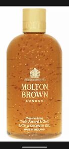 Molton Brown Mesmerising Oudh Accord & Gold Bath & Shower Gel 300ml Brand New