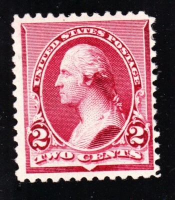 US 219D 2c Washington Mint F-VF OG H SCV $175 - Image 1 of 2