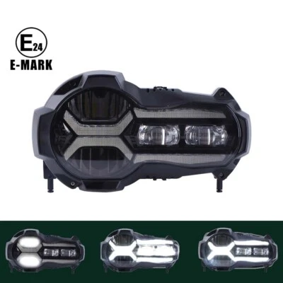 适用于宝马 2016 - 19 R1200GS K50 /2013-18 K51 /R1200 GS LC Adventure LED 车头灯 — 第 1/4 张图片