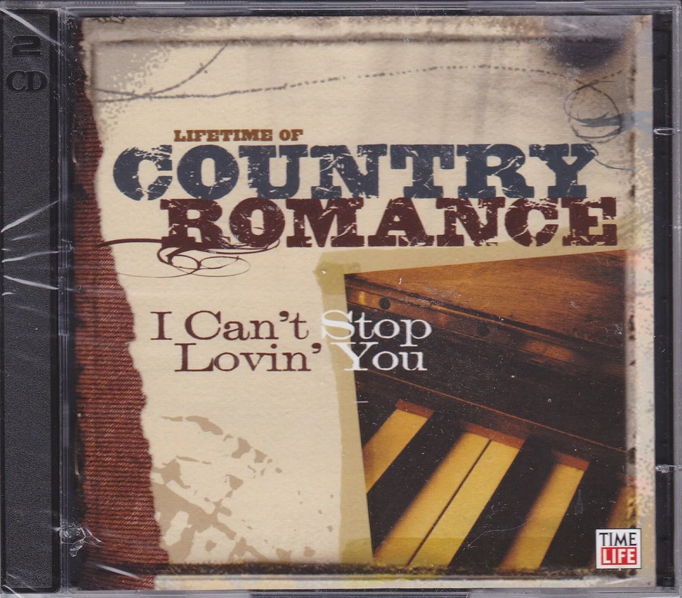 Country Romance 2cd Time Life Can't Stop Loving You Johnny Cash Waylon Jennings