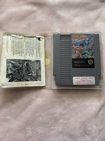 Wizards & Warriors (Nintendo NES) istruzioni parziali autentiche e custodia