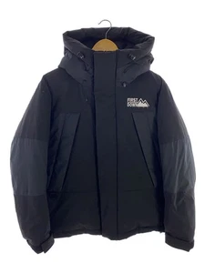 FIRST DOWN Panel Short Down Jacket, Size S, Polyester, Black, 204-3501 - Picture 1 of 5