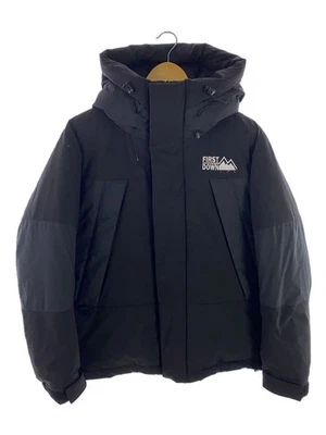 FIRST DOWN Panel Short Down Jacket, Size S, Polyester, Black, 204-3501 - Image 1 of 4