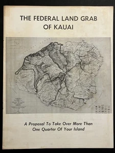 Vintage Kauai Hawaii Federal Land Grab Pamphlet (BINKFLG) - Picture 1 of 7