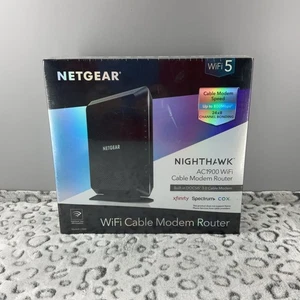 Nowy router modemu kablowego NETGEAR Nighthawk AC1900 WIFI C7000, fabrycznie zapieczętowany - Zdjęcie 1 z 6