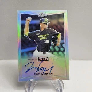 Matt Manning 2016 Leaf Metal Draft Refractor #BAMM1 Auto - Picture 1 of 2