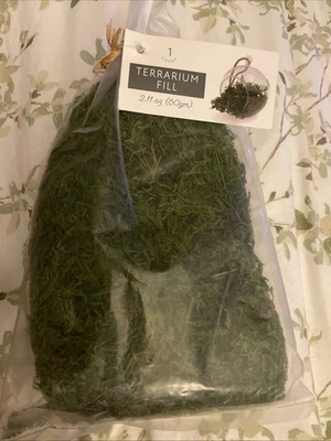 2oz DRIED MOSS~ARTIFICIAL~FAKE~ TERRARIUM~FAIRY GARDEN, DIY CRAFT PROJECTS - Image 1 of 4