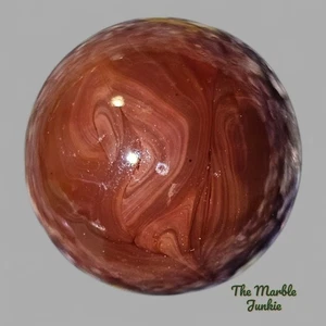 Impresionante 5/8" Chocolate Champion Ágata Remolino Mármol Como Nuevo Difícil Champ - Imagen 1 de 14