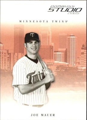 Joe Mauer 2005 Donruss Studio #169-Minnesota Twins Foto 1 de 2