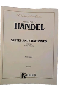 Handel Suites And Chaconnes Vol II Suites IX-XIV For Piano Kalmus K 03509 - Picture 1 of 7