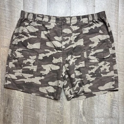 Pantalones Cortos Carga Savane Camuflados Para Hombre 44 Cintura Elástica 7.5 Entrepierna Foto 1 de 4