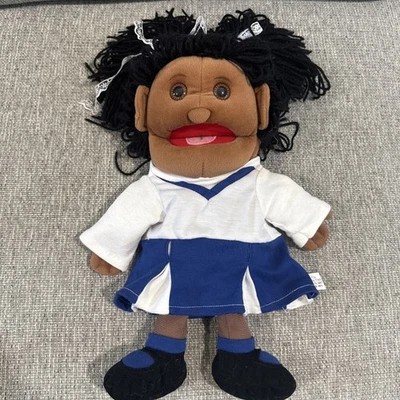Sunny & Co African American Girl Cheerleader Plush Hand Puppet Pretend Play - Image 1 of 4