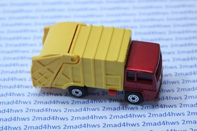 Vintage 1981 Matchbox vermelho #38 REFUSE TRUCK lixo INGLATERRA Lesney JANELAS VERMELHAS - Imagem 1 de 4