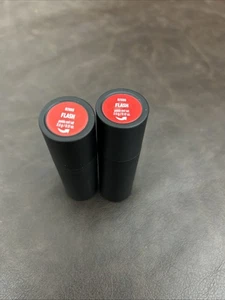 bareMinerals Statement Luxe-Shine Lipstick - Flash 0.12 oz Lipstick Lot Of 2 - Picture 1 of 2