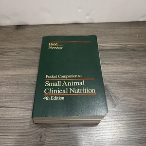 Pocket Companion To Small Animal Clinical Nutrition 4th Edition Hand Novotny - Picture 1 of 6