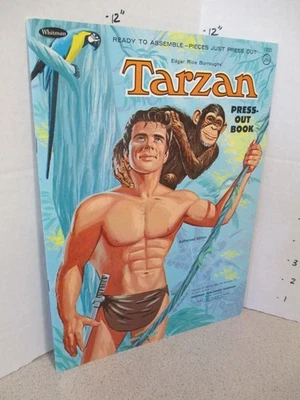 TARZAN Эдгар Райс Берроуз 1967 ТВ перфорация раскраска неиспользованный, неполный - Изображение 1 из 3
