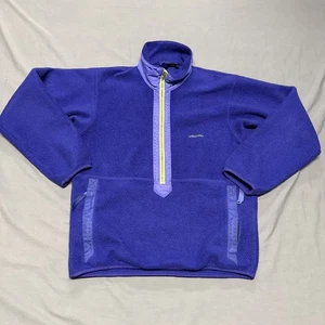Chaqueta Pullover Vintage Patagonia Polar Adulto Pequeña Púrpura Hecha en EE. UU. Años 80 Hombres - Imagen 1 de 14