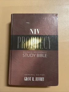 NIV Prophecy Marked Reference Study Bible 1998 Hardcover Text 1984 - Imagen 1 de 14