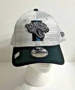 NFL Jacksonville Jaguars New Era 39thirty Fitted Hat Men's Gray/Black L/XL NWT - Picture 1 of 10