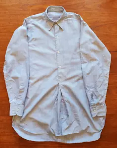 Vintage Men’s 1930s / 1940’s French Tunic / Pullover Work Shirt - Foto 1 di 7