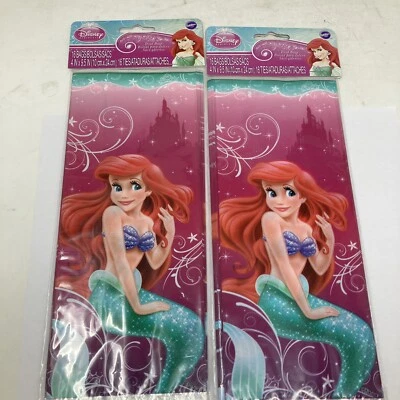 2x Wilton Disney Little Mermaid Sacolas Conjunto de 16 ~ 32 Total ~ Frete Grátis! - Imagem 1 de 4