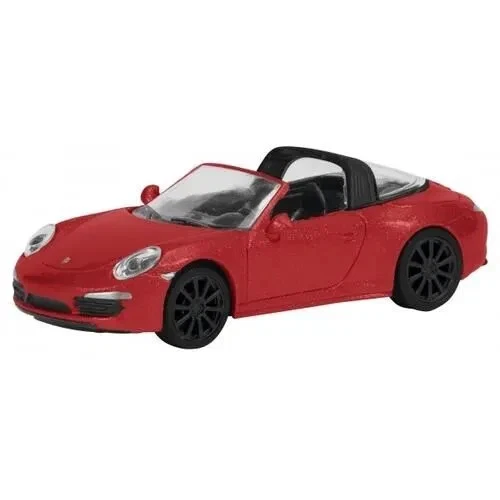 Porsche 911 (991) Targa 4S 1/87 Rosso - Schuco 452670900 - Immagine 1 di 1